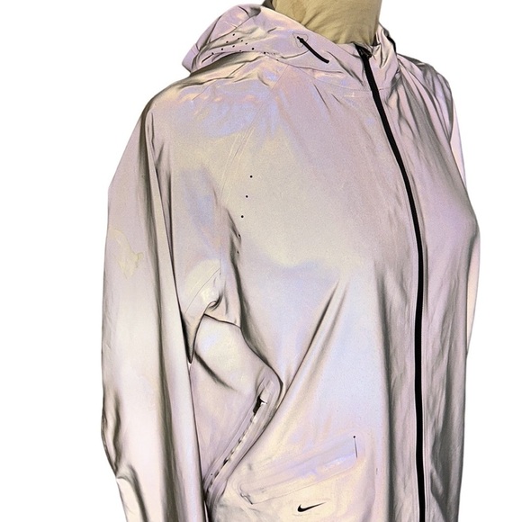 NIKE | Vapor Flash Running Jacket Full Reflective Reversible Gray Women’s XXL - Picture 8 of 17